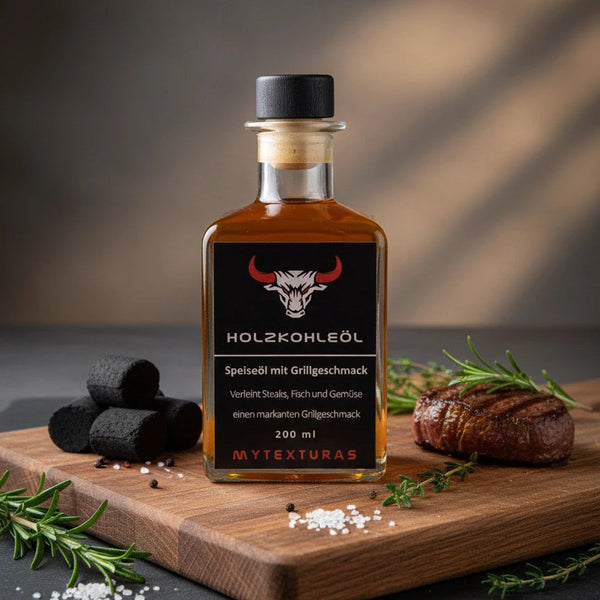 Holzkohleöl – Intensives Holzkohle-Aroma | Made in Germany