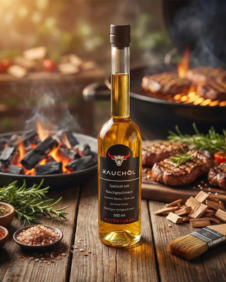 Rauchöl | Authentischer Grillgeschmack für Pfanne & Gasgrill